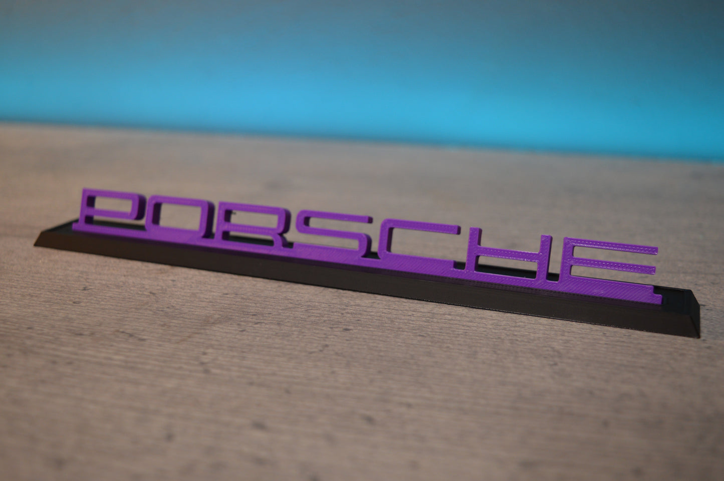 Porsche logo display