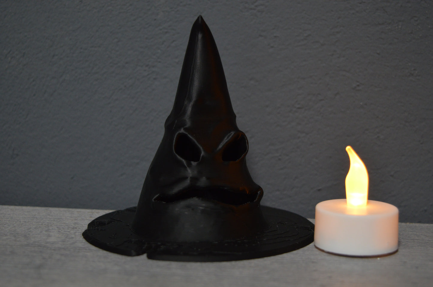 Halloween ghost hat lamp