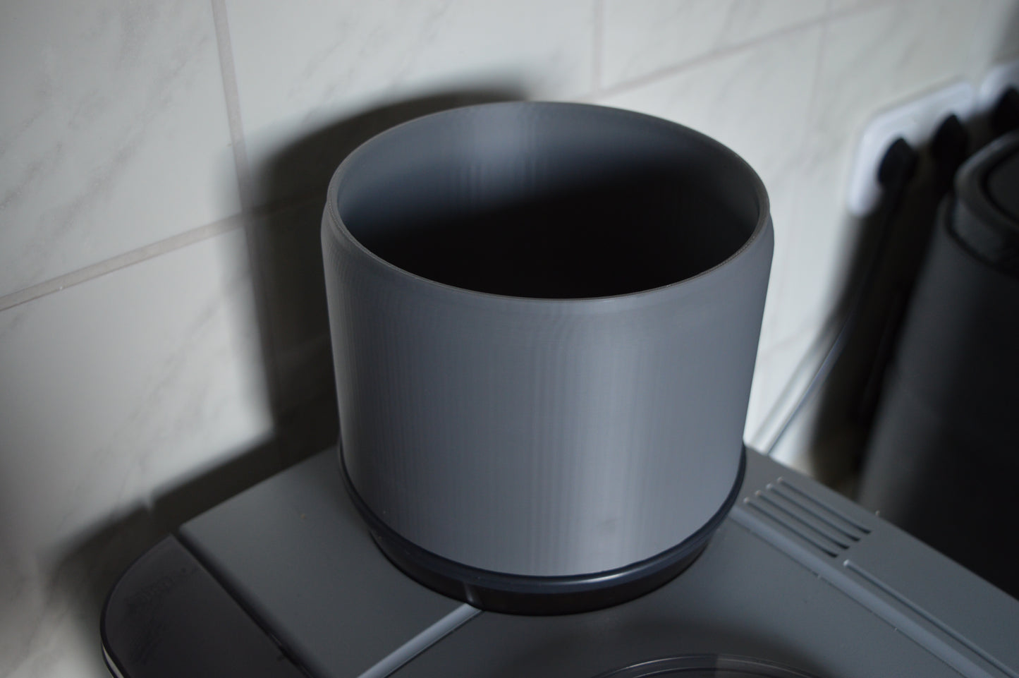 Bean container extension for Siemens EQ6