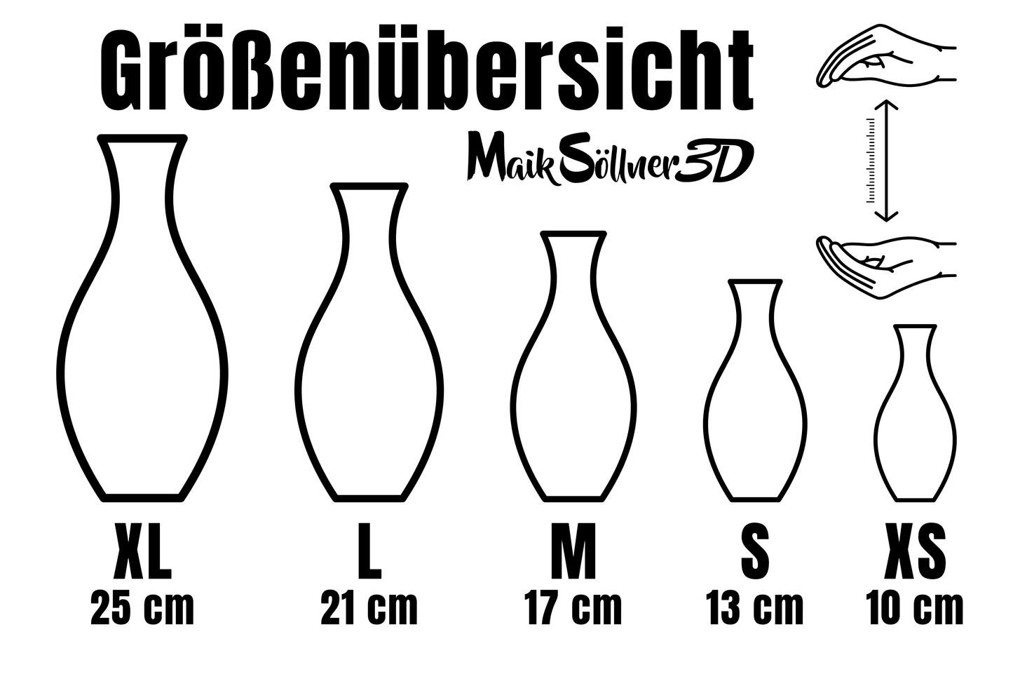 Blumenvase Lunaris