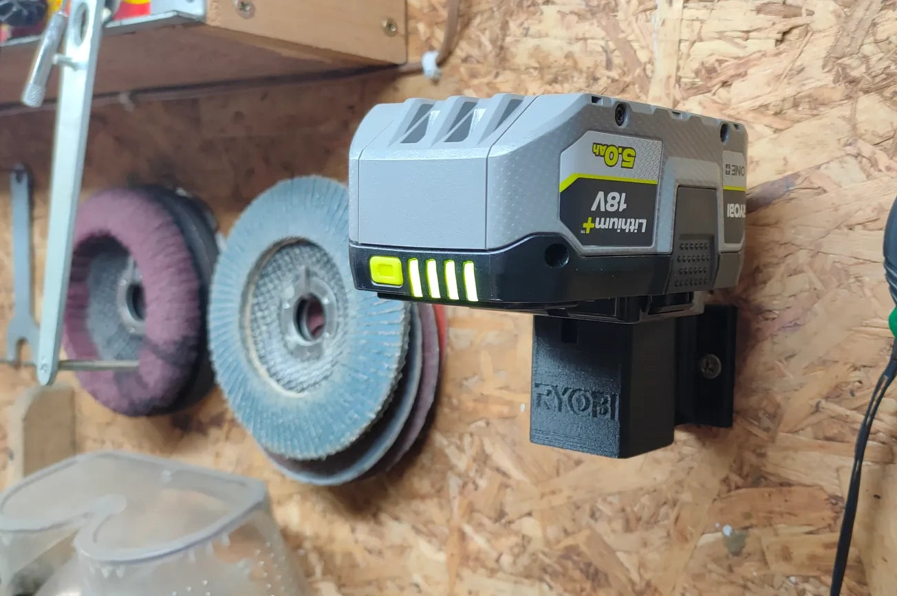 RYOBI 18V battery holder