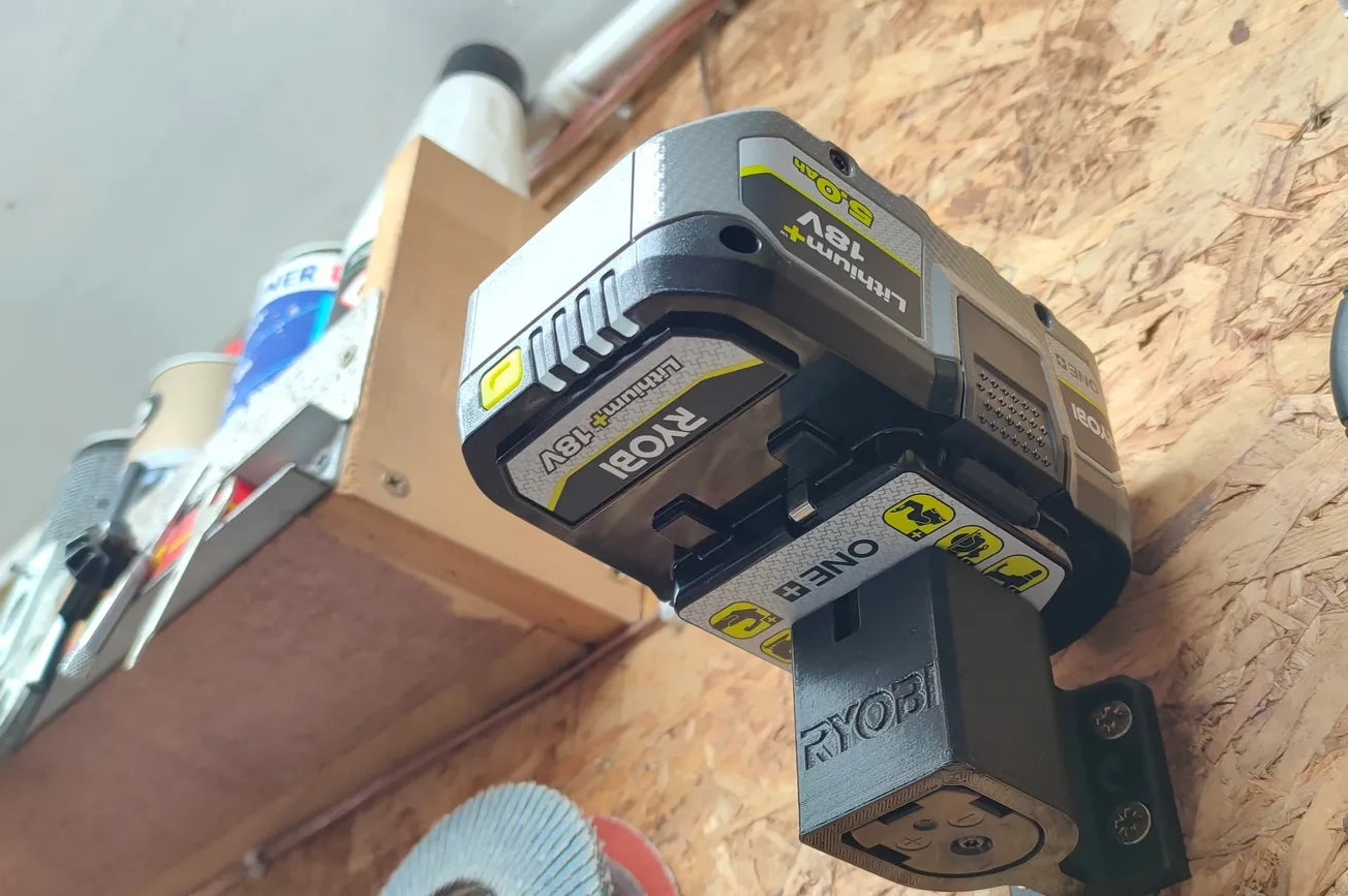 RYOBI 18V battery holder
