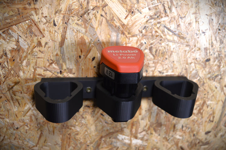 12V Akkuhalterung Metabo Bosch Milwaukee