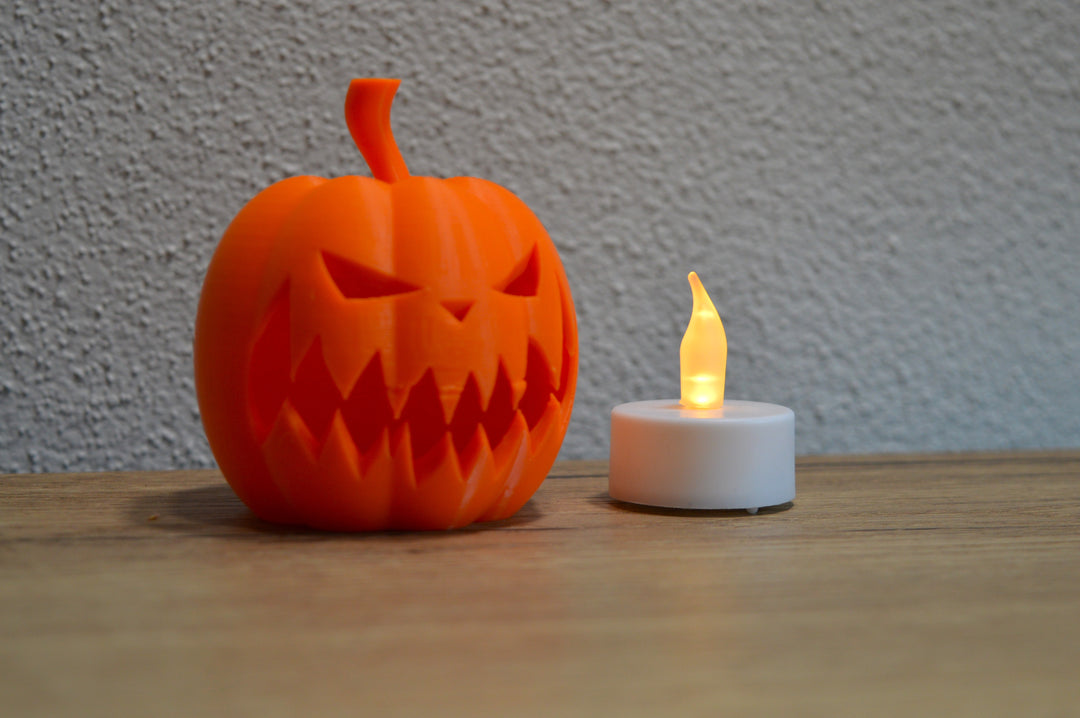 Halloween Kürbis Lampe "Creepy"