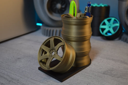 Felgen Stifthalter Stiftehalter Office Homeoffice Büro Schreibtisch Geschenk Tuning Autoteile