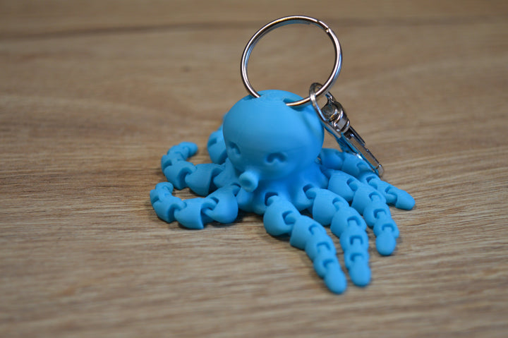 Flexi Oktopus Schlüsselanhänger