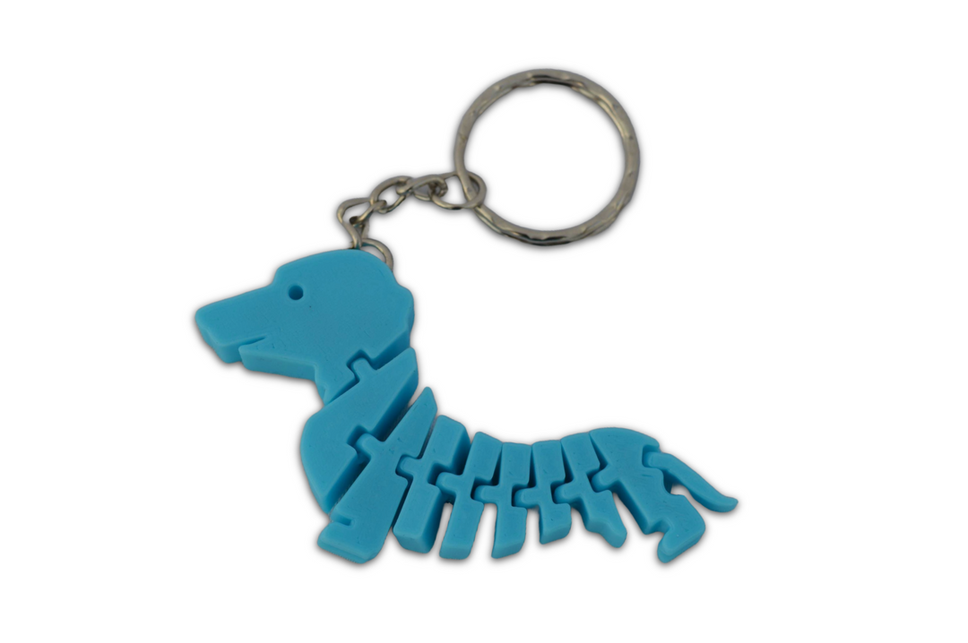 Flexi Dackel Schlüsselanhänger